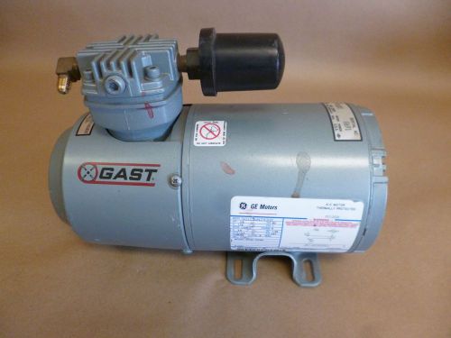 Gast 1hab-77-m100x 1/6hp vacuum pump compressor 60hz 115v 1ph 1725 rpm 2.5a 48y for sale