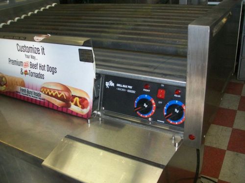 STAR MAX  PRO HOT DOG ROLLER, 2 THERMOSTATS, 115VOLTS, 50 COUNTS,900 ITEMS MORE