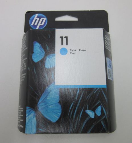 Genuine HP 11 Printer Ink Cartridge Blue  in Sealed Box