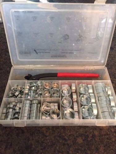 Oetiker 2 ear clamp service kit standard jaw pincer 18500056 - many bonus clamps for sale