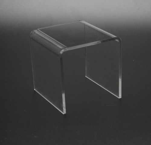 Fixture Displays Clear Acrylic Riser: 3&#034;W x 3&#034;D x 3&#034;H, 1/8&#034; Thick 20042