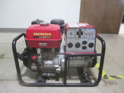 Used HONDA EG5000 Portable Generator with Wheel Kit.  # Z2808 GFK TOOLS