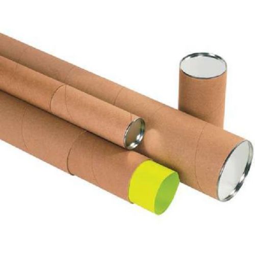 2&#034; x 24&#034; Kraft Spiral Wound Telescoping Mailing Shipping Tubes (Case of 25)