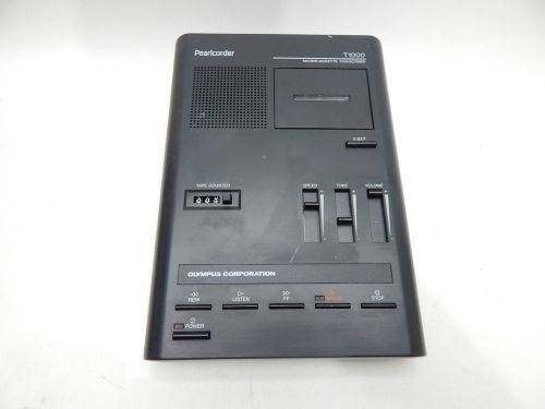 Olympus Pearlcorder T1000 Microcassette Audio Tape Transcriber Recorder