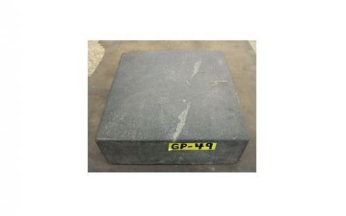 OTTAVINO 12” x 12” x 4-1/4” Granite Plate Black