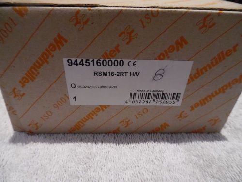 Weidmuller  9445160000 RSM16-2RT H/V INTERFACE  New in Box