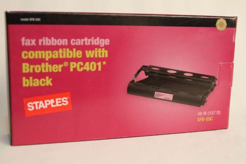 Brother PC401 - Fax Ribbon Cartridge - SFB-55C - Black