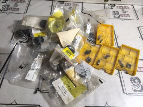HUGE LOT OF KENNAMETAL &amp; OTHERS INDEXABLE LATHE TOOL CLAMPING PARTS