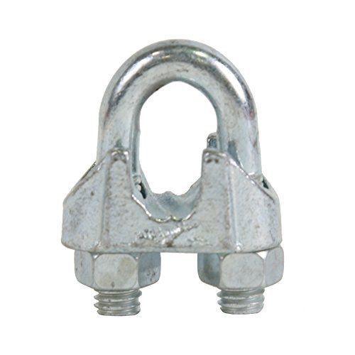 Koch Industries 070021 Malleable Wire Rope Clip, 1/16-Inch, Malleable Iron,