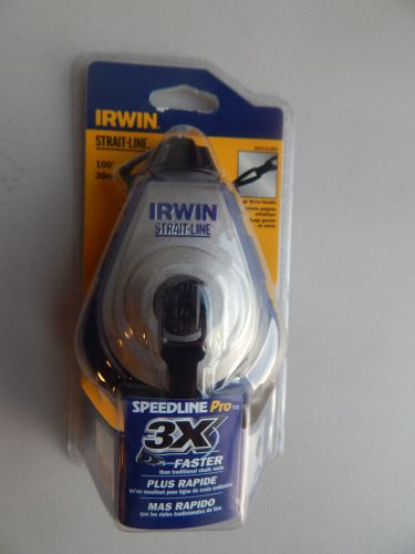 2-pack irwin speedline pro 3x chalk reel new strait-line speed line for sale