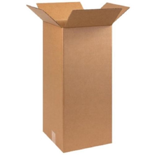 Corrugated Cardboard Tall Shipping Storage Boxes 10&#034; x 10&#034; x 24&#034; (Bundle of 25)