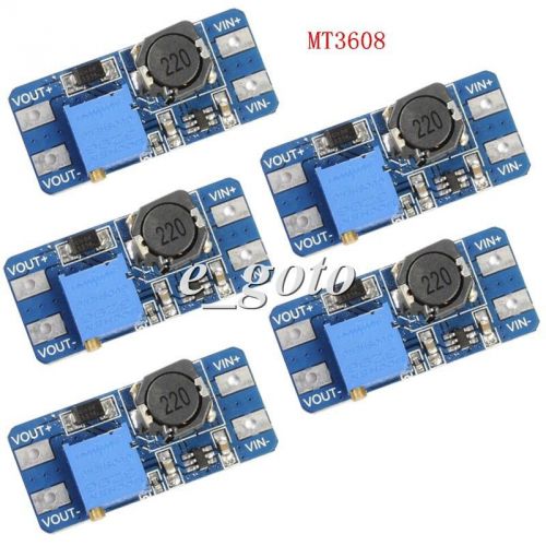 5pcs dc-dc mt3608 step up power module booster power module for arduino for sale