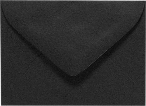 Envelopes.com #17 Mini Gift Card Envelopes (2 11/16 X 3 11/16) - Midnight Black