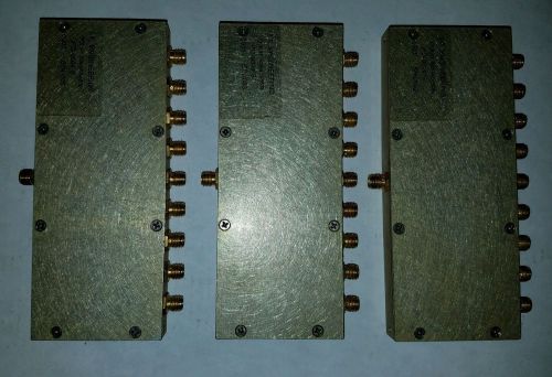 I.f. engineering power divider 9 way sma 50ohms lot of 3 for sale