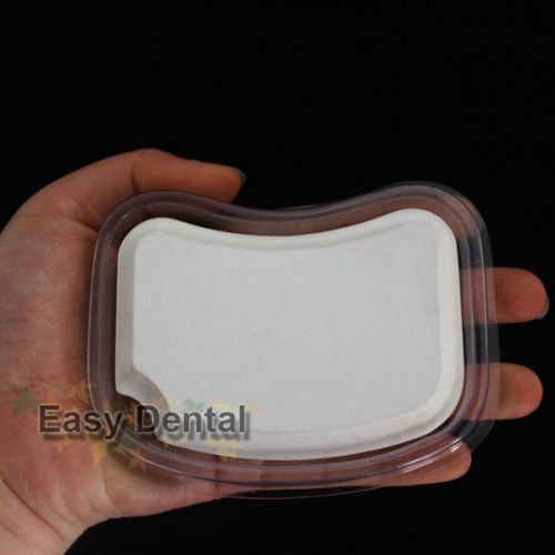 MINI Dental Porcelain Mixing Ceramic Watering Wet Tray Plate with box Handheld