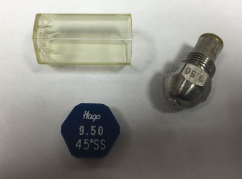 HAGO 9.50 GPH 45° SS SEMI SOLID NOZZLE (95045SS, 24290, 030G2112)