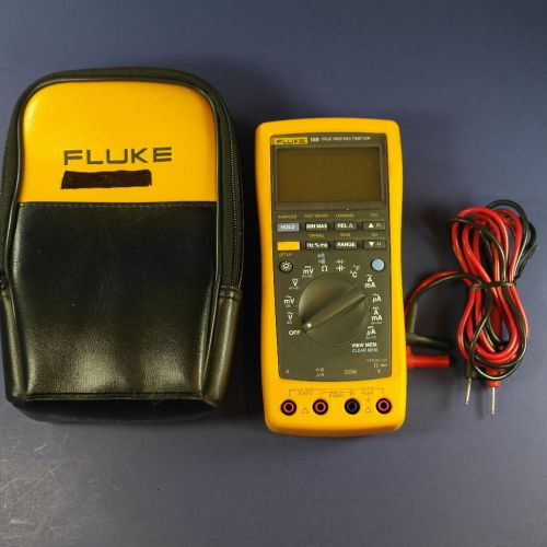 Fluke 189 trms multimeter, very good condition, screen protector, case, probes for sale