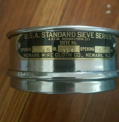 U.S.A Standard Sieve Series 0049 120 125