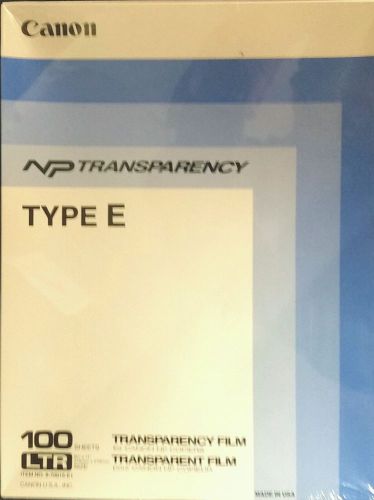 Cannon NP Transparency Type E - 1 Box