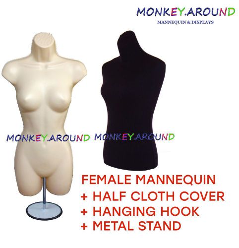 +1 stand 1 cover +1 hanger +1 female mannequin form flesh display&#039;s shirt dress for sale