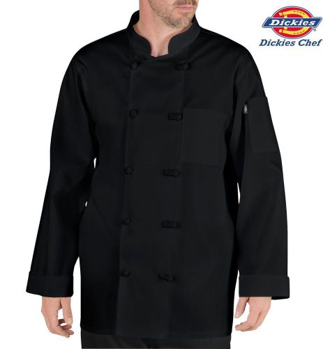 Dickies Chef DC109 Francesco Classic Chef Coat Black Size 4XL NEW