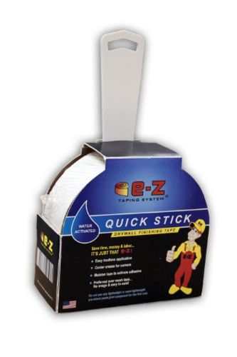 E-Z Taping System 98250 250-Feet x 1.89-Inch Quick Stick Drywall Finishing Tape,