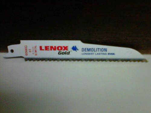 Lenox Gold 6066G Bi-Metal Recipro Saw Blades (5-Pack)
