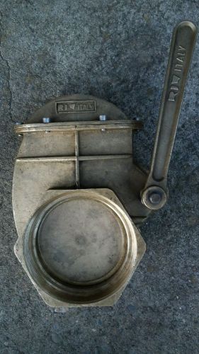 Vintage made in italy BRS 6 inch brass lift gate valve steam punk