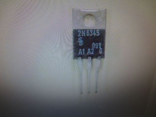 500 Pieces of 2N6345 Transistors, Manufacturer Siemens