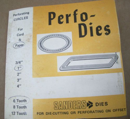 PERFO-DIES PERFORATING RULE For Offset &amp; Litho Presses, 1- In. 6-Tooth Per Inch