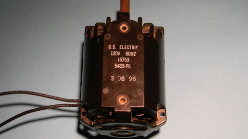 G.S. Electric Motor 120V P/N 15753 5403-06
