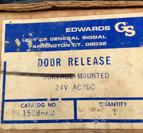 EDWARDS DOOR RELEASE FLOOR MOUNTED  CATALOG 1502-AQ