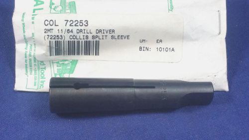 NEW Collis MT2 2MT Morse Taper 11/64&#034; Split Sleeve Drill Driver 72253 -Expedited