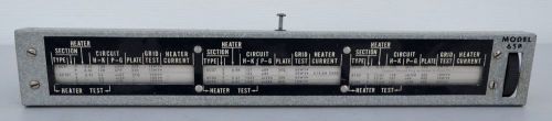 VTG Jackson Tube Tester ~  Faceplate Dial &amp; Chart Model 658 ~ Form 658-8