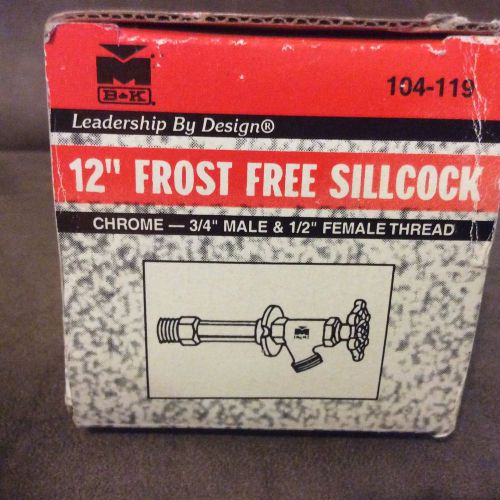 FROST FREE SILLLCOCK  x 12&#034; long