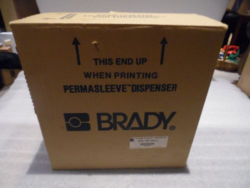 Brady 3ps-187-2wt-2 permasleeve wire marking sleeves 2- 1&#034; pcs split nib  5000 for sale