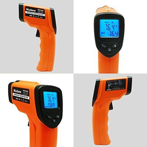 Nubee Temperature Gun Non-contact Infrared Thermometer MAX Display