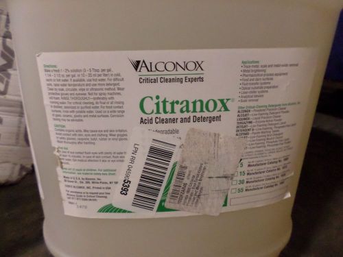 Alconox 1805 Citranox Phosphate-Free Concentrated Cleaner Metal Brightener 5 Gal