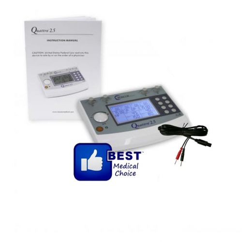 QUATTRO 2.5, 4 CHANNEL ELECTROTHERAPY MUSCLE STIMULATOR