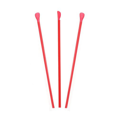 Royal 10.25&#034; Individually Wrapped Jumbo Spoon Straws, Package of 300, RJSS10