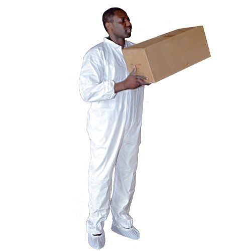 Enviroguard polypropylene standard coverall, disposable, elastic wrists and open for sale