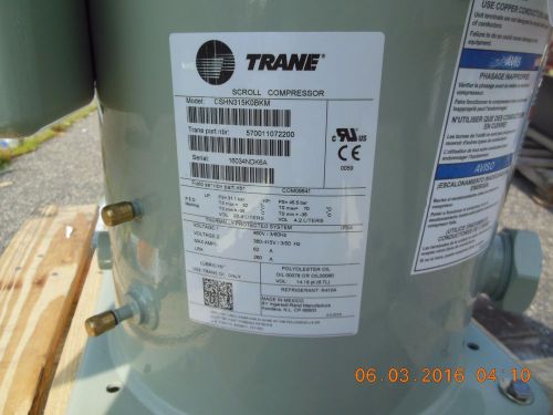 Trane scroll compressor e22 / cshn315k0bkm / 460 v. for sale