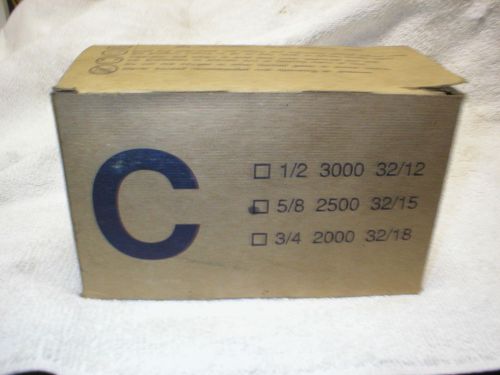 U-line carton staples  5/8 2500 32/15 2500pcs type c for sale