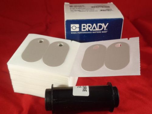 Brady   Label TLS 2200 PC LINK PTL-110-145FR-GR  Foldable Flag labels Roll  100