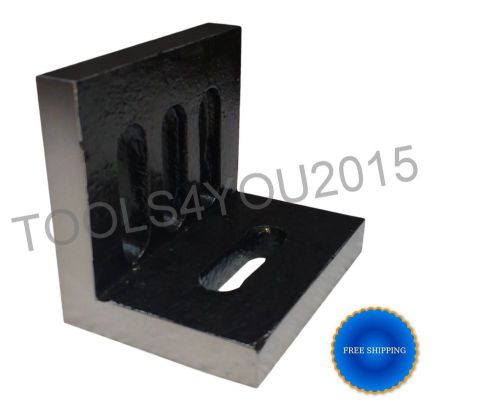 CAST IRON SLOTTED ANGLE PLATE OPEN END : 3-1/2&#034; x 3&#034; x 2-1/2&#034;