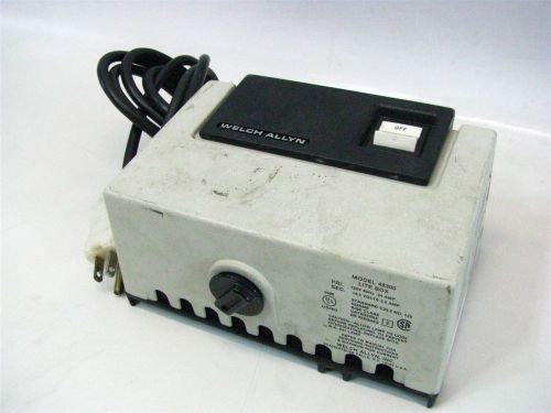 Welch allyn 48300 medical examination fiber optical lite box *no light pipe* for sale