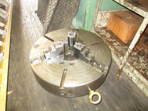 SCA, STEEL BODY, LATHE CHUCK, 21&#034;, 3 JAW, D-11 MOUNT, HARD JAWS, SOME SOFT JAWS