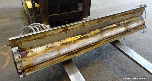 Used- edi extrusion dies 85&#034; wide autoflex h40c sheet die. approximately 4&#034; wide for sale