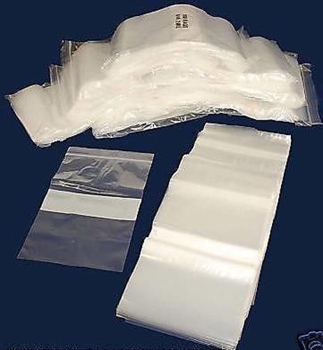 1000 Ziplock Zipper Bags With White Block Size 6&#034;X 9&#034;
