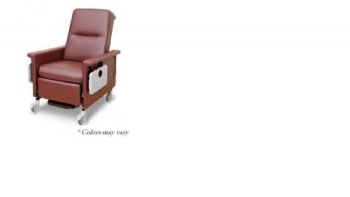 Champion Recliner With Side Trays Trendelenberg 547T96-T7 New Cranberry